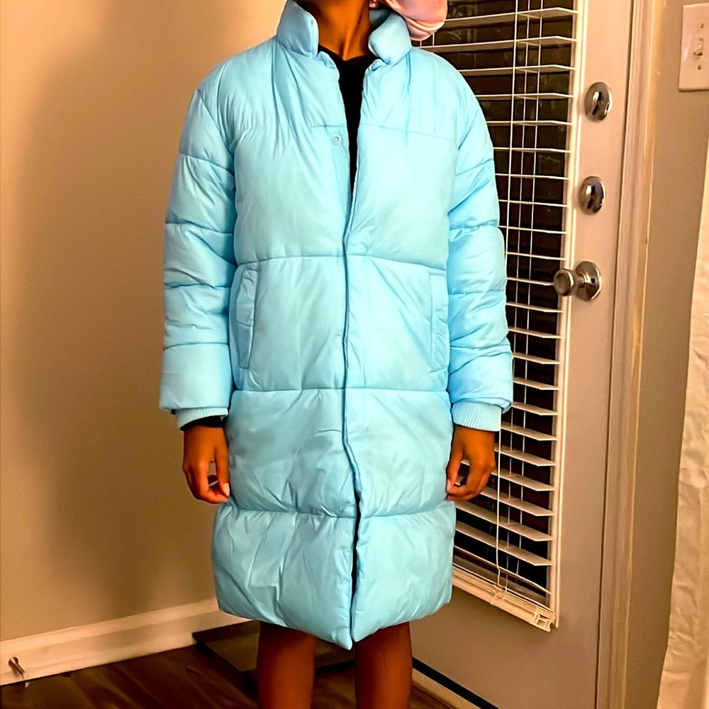 😍😍😍New BABY BLUE GIRLS FASHION NOVA COAT 🧥